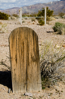 Rhyolite, NV (ghost town) cemetary